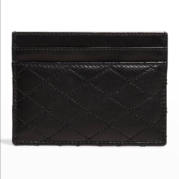 HP🎉NWT YSL Quilted Lambskin Card Case - Picture 7 of 16
